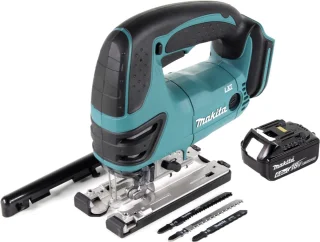 Makita DJV 180 G1 accu decoupeerzaag 18V + accu 6.0 Ah zonder oplader