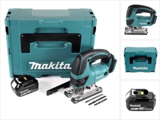 Makita DJV 180 T1J 18V decoupeerzaag + accu 5.0Ah + Makpac