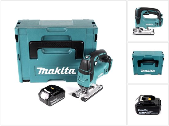 Makita DJV 182 G1J accu decoupeerzaag 18V + accu 6.0Ah + Makpac