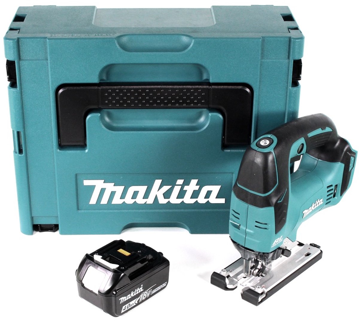 Wat vinden we goed aan de Makita DJV 182 M1J accu decoupeerzaag 18V borstelloos + accu 4.0Ah + Makpac