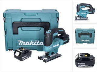 Makita DJV 184 F1J accu-pendeldecoupeerzaag 18V borstelloos + 1x 3.0 Ah accu + Makpac