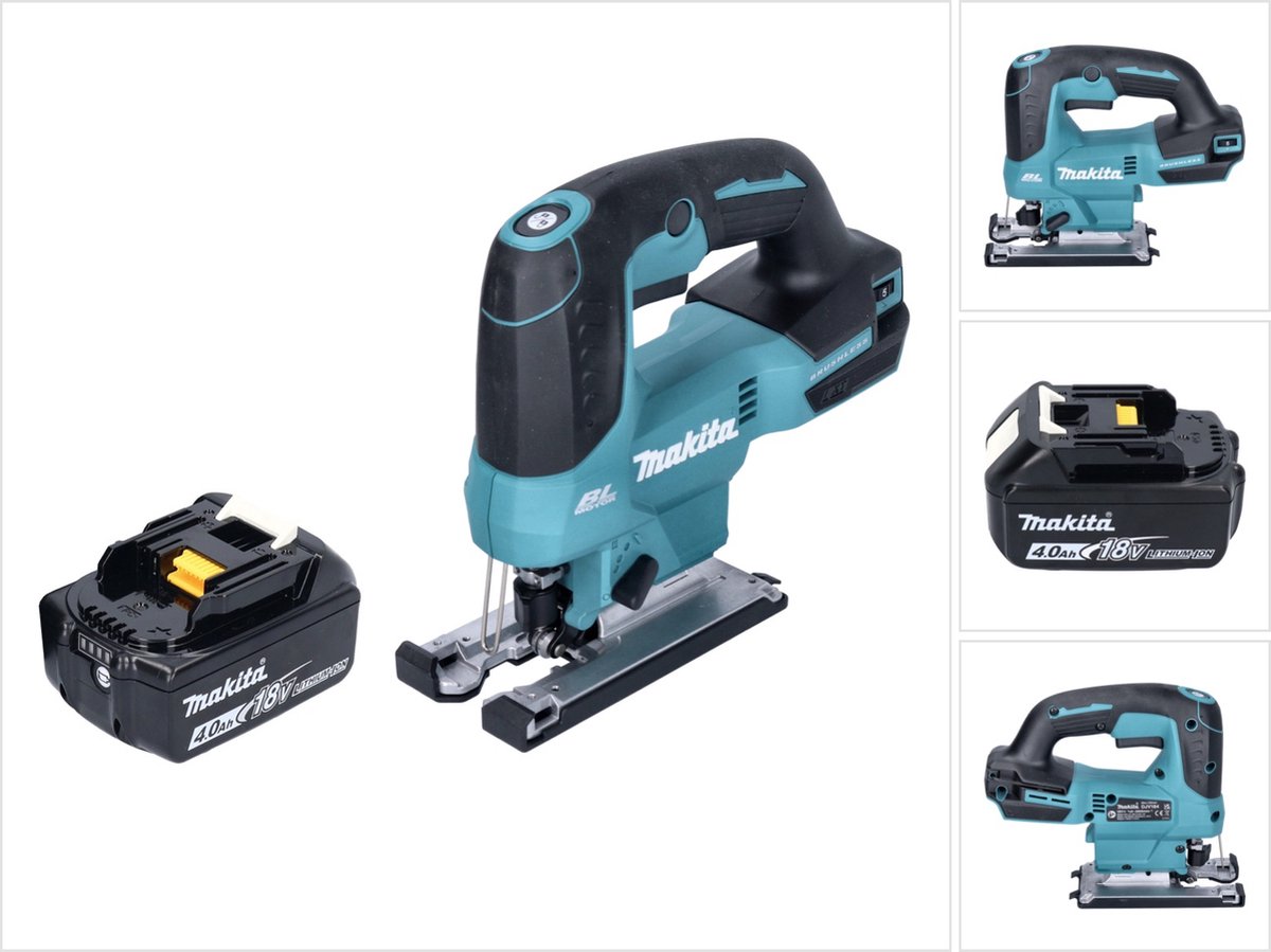 Makita DJV 184 M1 accu-pendeldecoupeerzaag 18V borstelloos + accu 4.0 Ah