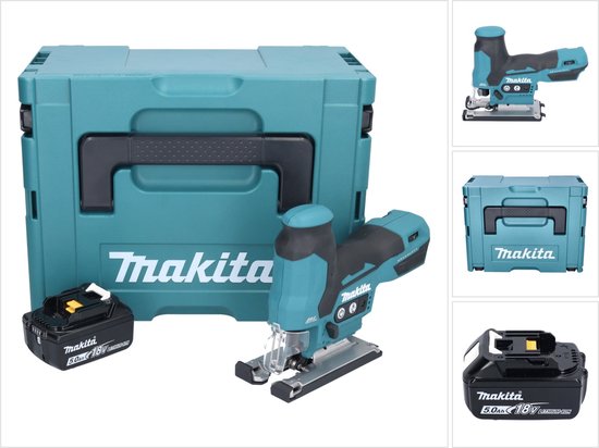 Makita DJV 185 T1J accu decoupeerzaag 18V borstelloos + accu 5.0 Ah + Makpac review