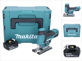 Makita DJV 185 T1J accu decoupeerzaag 18V borstelloos + accu 5.0 Ah + Makpac