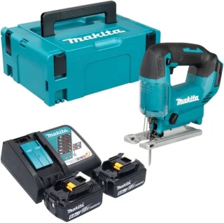 Makita DJV 186 RGJ accu-pendelzaag met 2 accu’s, oplader en Makpac