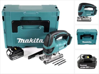 Makita DJV180F1J accu decoupeerzaag 18V + accu 3.0Ah + Makpac