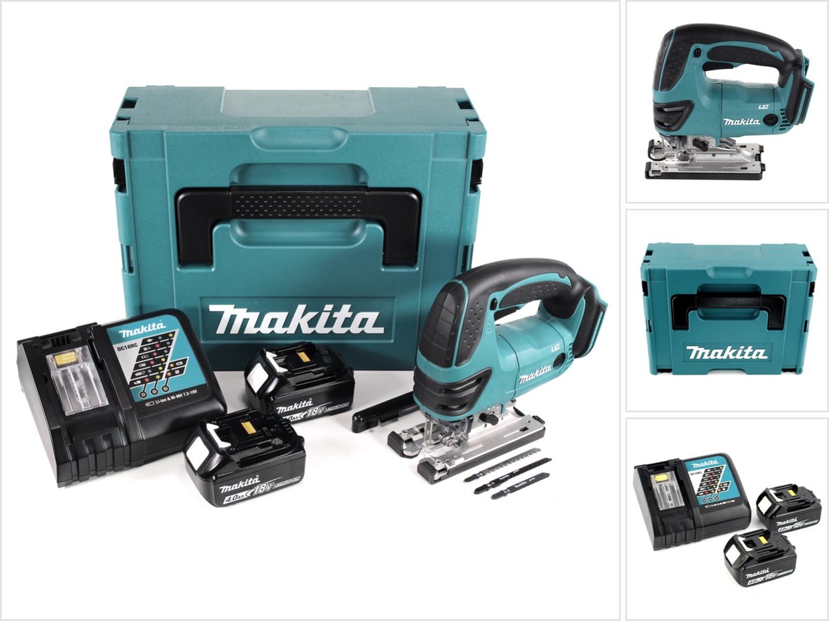 De Makita DJV180RMJ 18V decoupeerzaag set Mbox in één oogopslag
