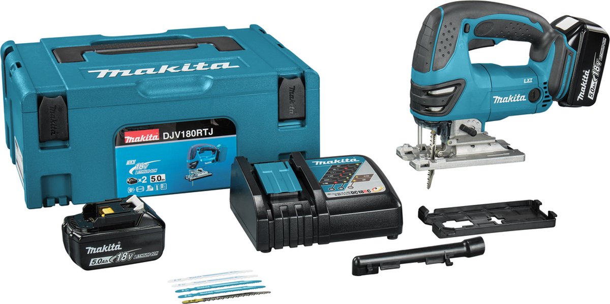 Wat vinden we goed aan de Makita DJV180RTJ 18V Li-Ion decoupeerzaag set