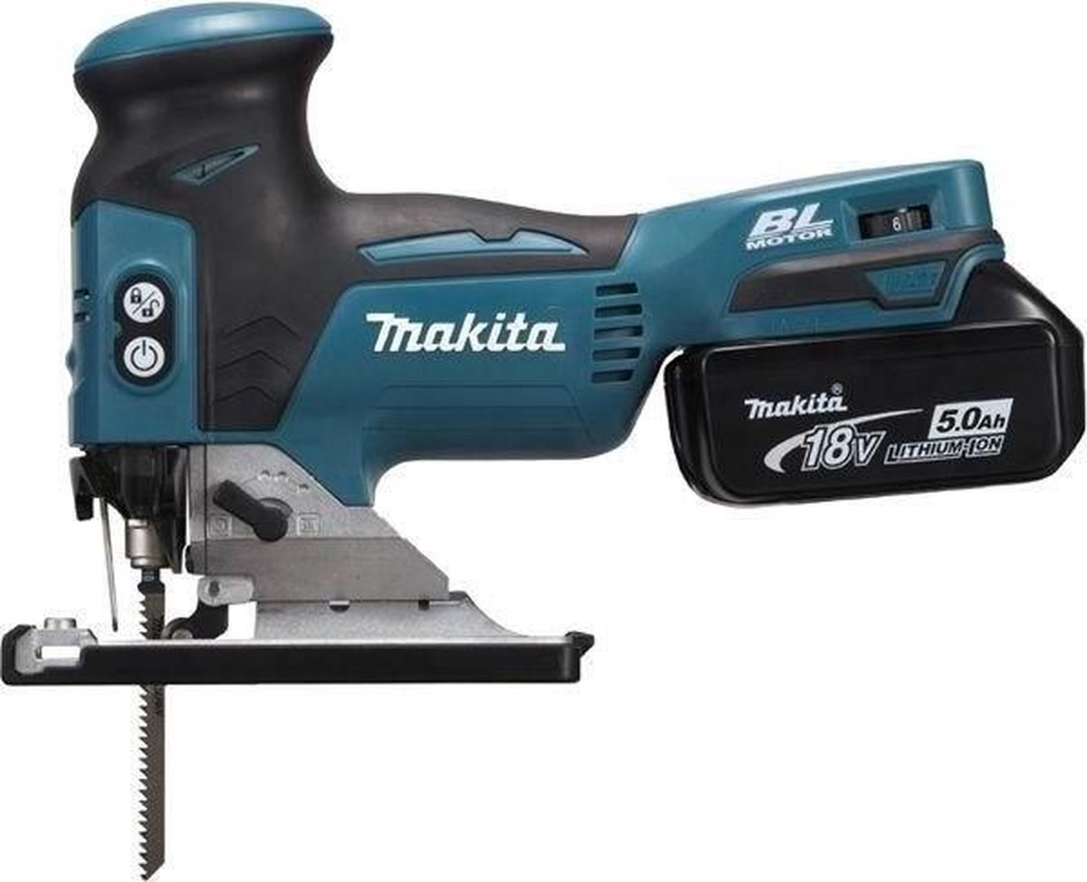 Makita DJV181RTJ Accu Decoupeerzaag 18V 5.0Ah Li-ion