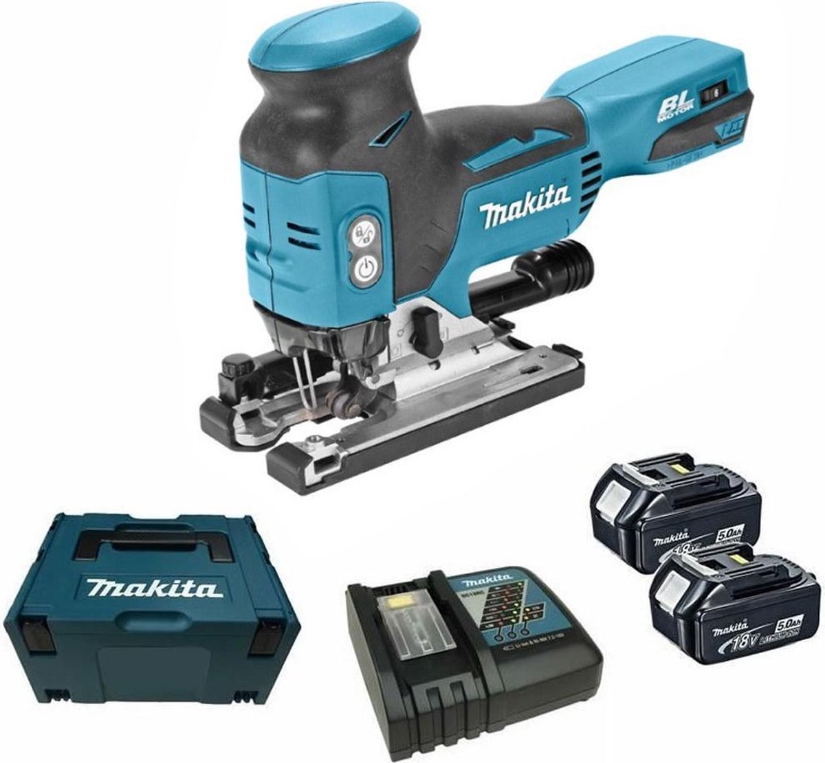 Makita DJV181RTJ Accu Decoupeerzaag 18V 5.0Ah Li-ion