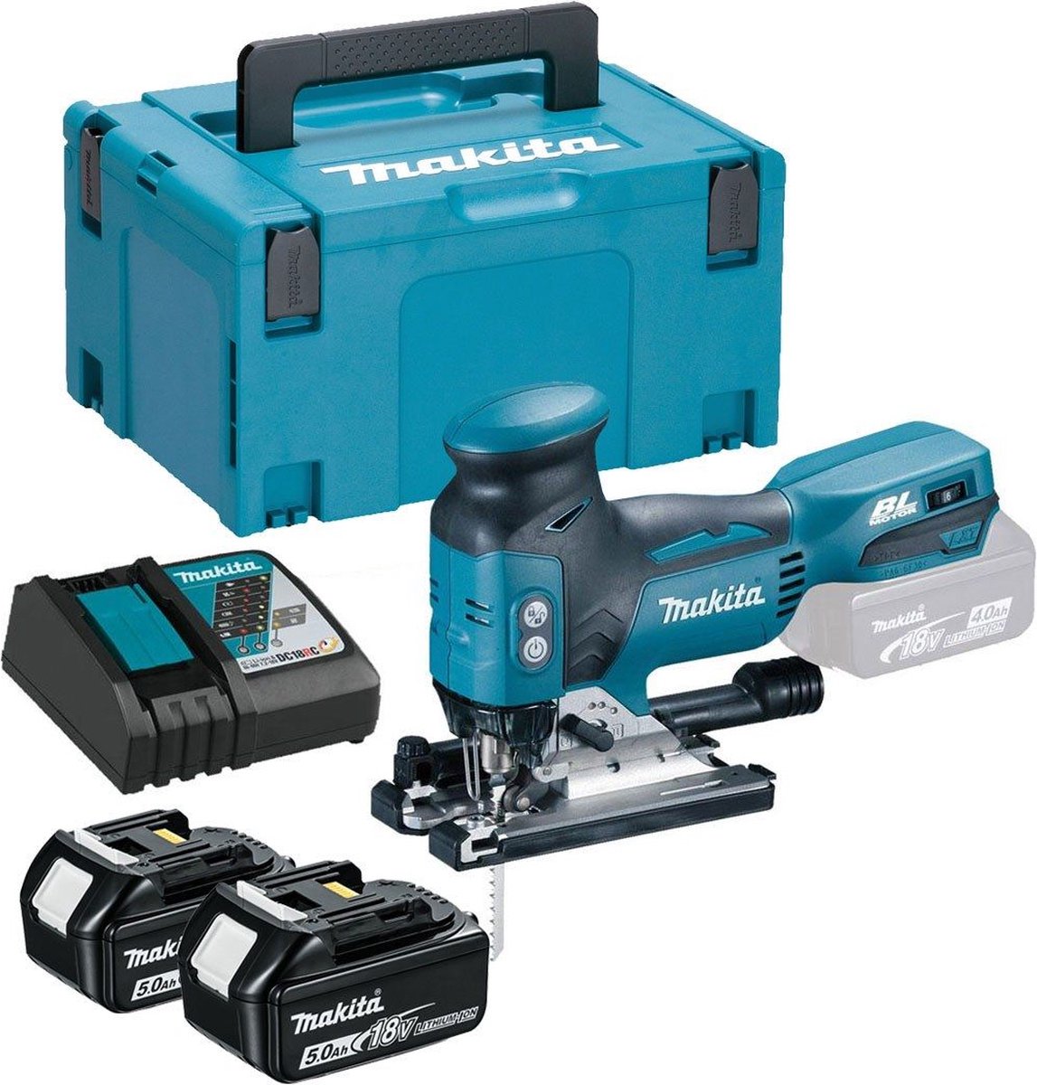 Makita DJV181RTJ Accu Decoupeerzaag 18V 5.0Ah Li-ion