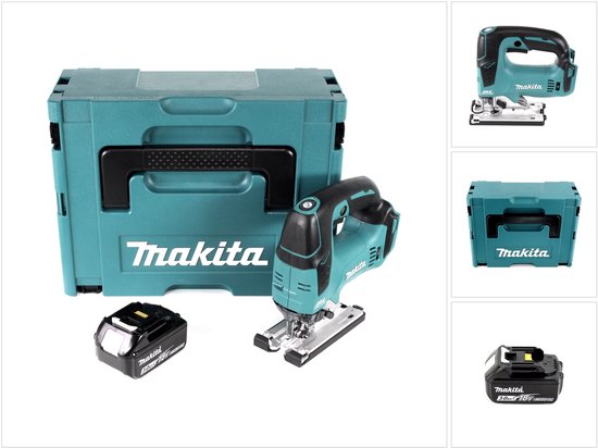 Makita DJV182F1J accu decoupeerzaag 18V + accu 3.0Ah + Makpac