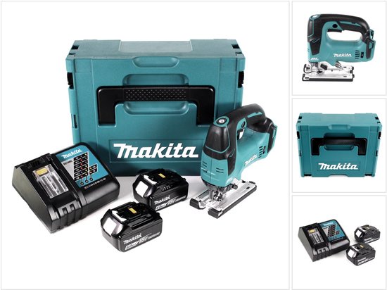Makita DJV182RGJ Accu Decoupeerzaag 18V 2x6.0Ah + Lader + Makpac review