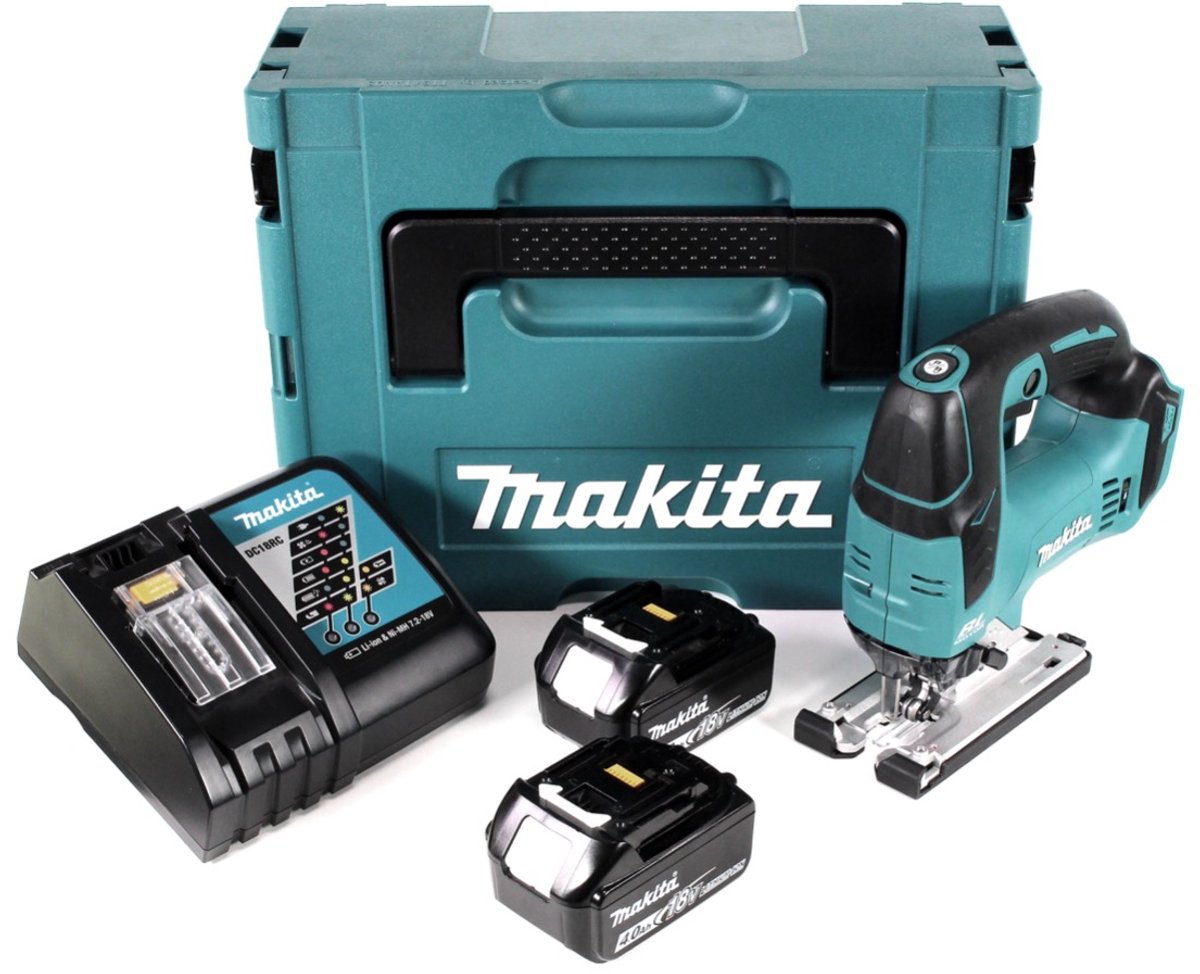 Wat vinden we goed aan de Makita DJV182RMJ accu decoupeerzaag 18V set