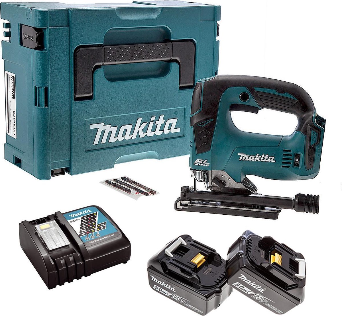 Makita DJV182RTJ Accu Decoupeerzaag 18V 5.0Ah