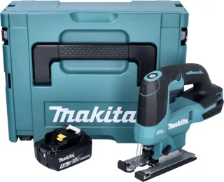 Makita DJV184M1J accu-pendeldecoupeerzaag 18V 4.0Ah Makpac zonder oplader