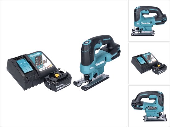 Makita DJV184RF1 — Krachtige 18V pendeldecoupeerzaag met borstelloze motor
