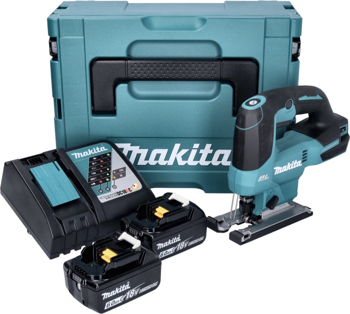 Wat vinden we goed aan de Makita DJV184RGJ accu-pendeldecoupeerzaag 18V brushless kit