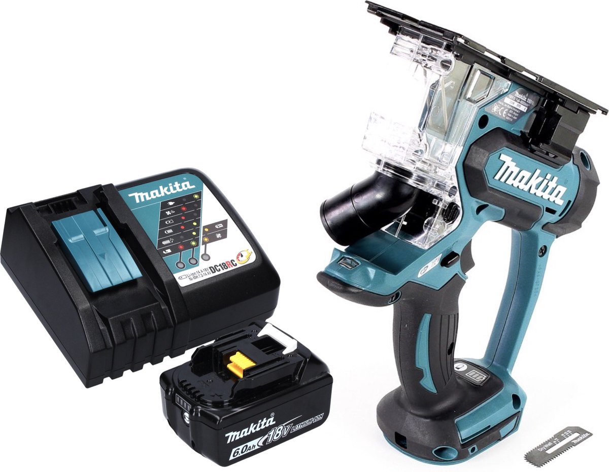 Makita DSD 180 RG1 Accu Gipsplatenzaag 18V Kit