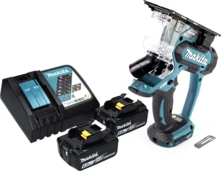 Makita DSD180RG Accu Gipsplatenzaag 18V + 2x 6.0Ah Accu + Lader