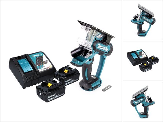 Makita DSD180RG Accu Gipsplatenzaag 18V + 2x 6.0Ah Accu + Lader review