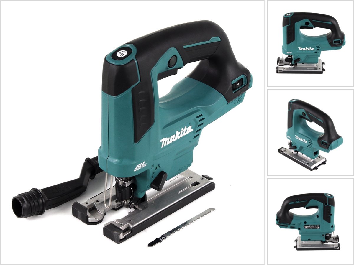 De Makita JV103DZ Accu decoupeerzaag body 10.8V D-greep in één oogopslag