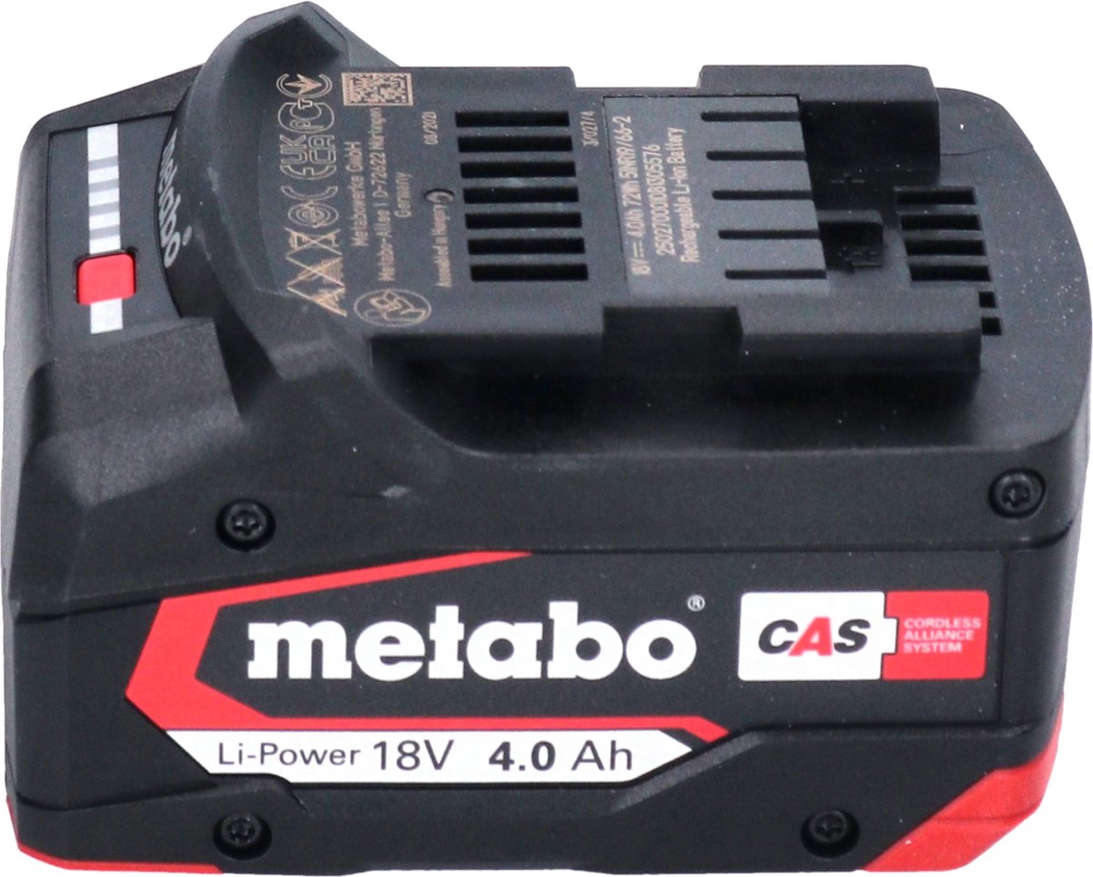 Metabo ST 18 L 90 accudecoupeerzaag 18V 90mm + accu 4.0 Ah + metabox