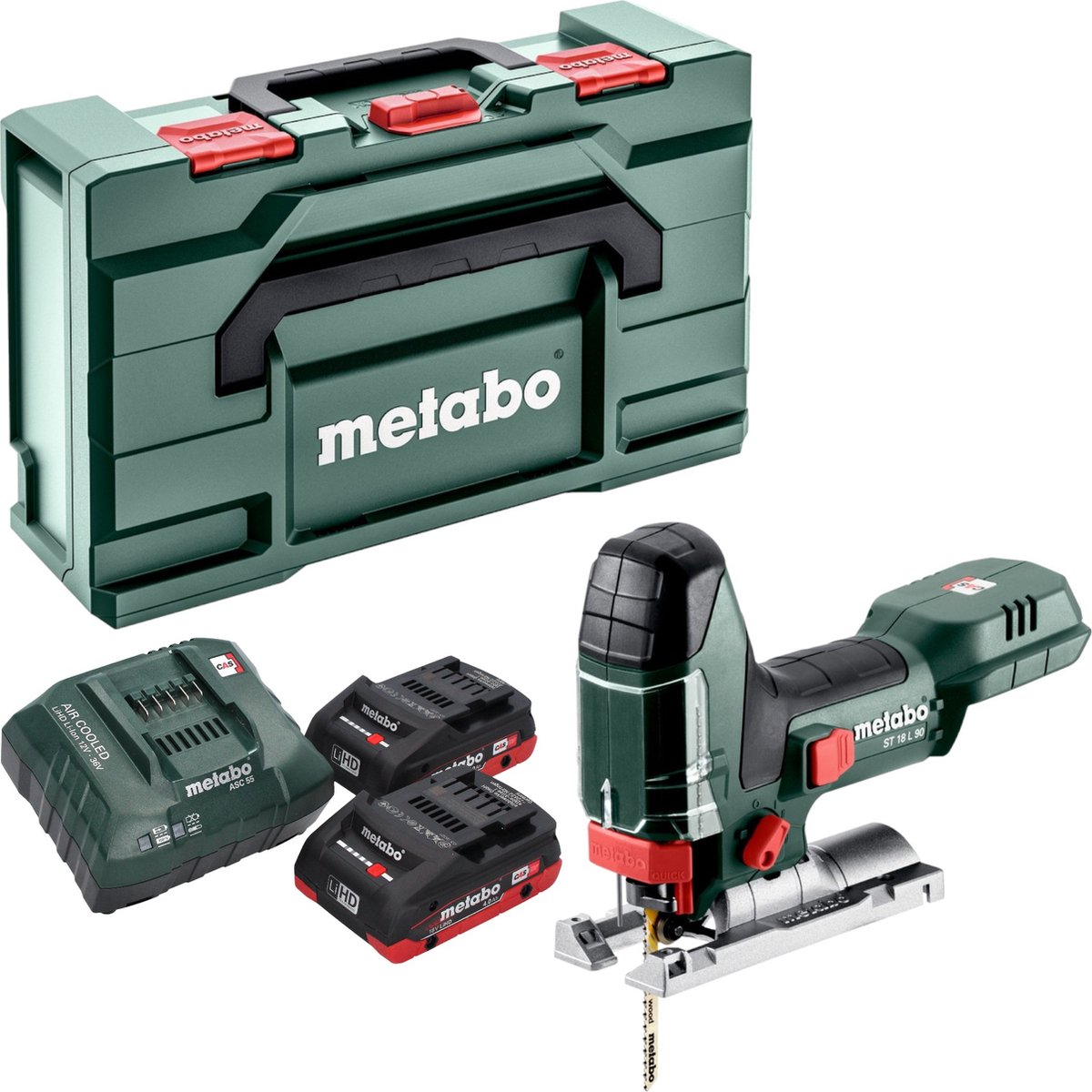 Metabo ST 18 L 90 accudecoupeerzaag incl. 2 accu's en lader