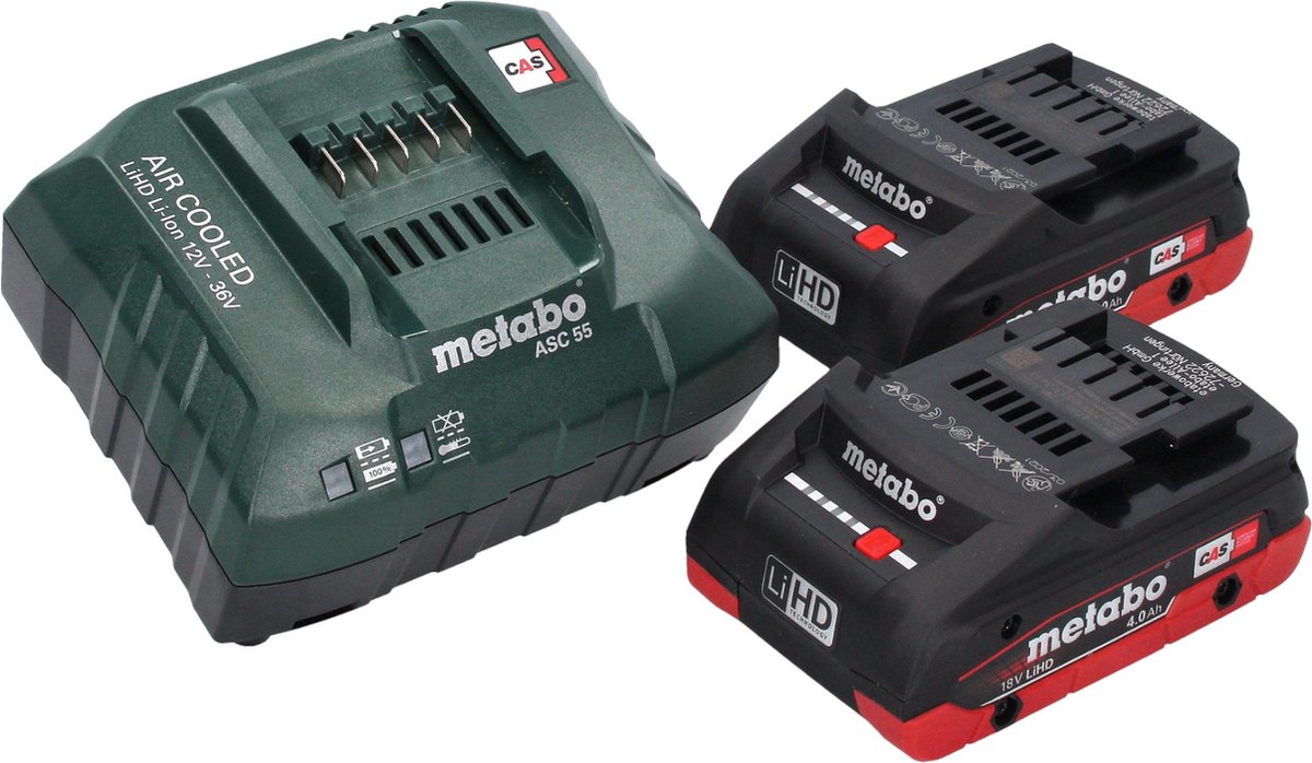Metabo ST 18 L 90 accudecoupeerzaag incl. 2 accu's en lader