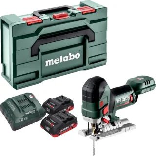 Metabo STA 18 LTX 150 BL accu-decoupeerzaag met 2x LiHD-accu 4,0 Ah, oplader en metabox