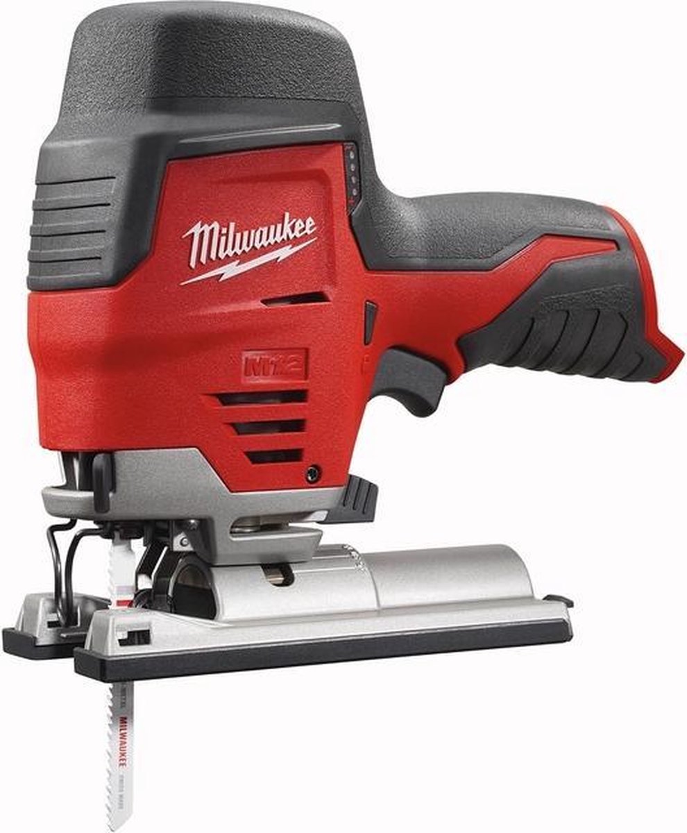 De Milwaukee M12 JS-0 Decoupeerzaag Losse Body in één oogopslag