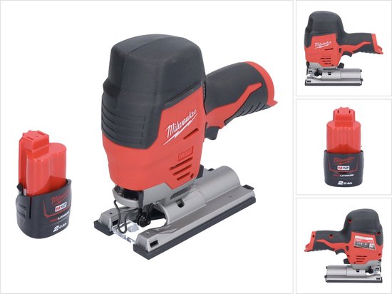 Milwaukee M12 JS-201 accu decoupeerzaag 12V 2.0Ah zonder oplader