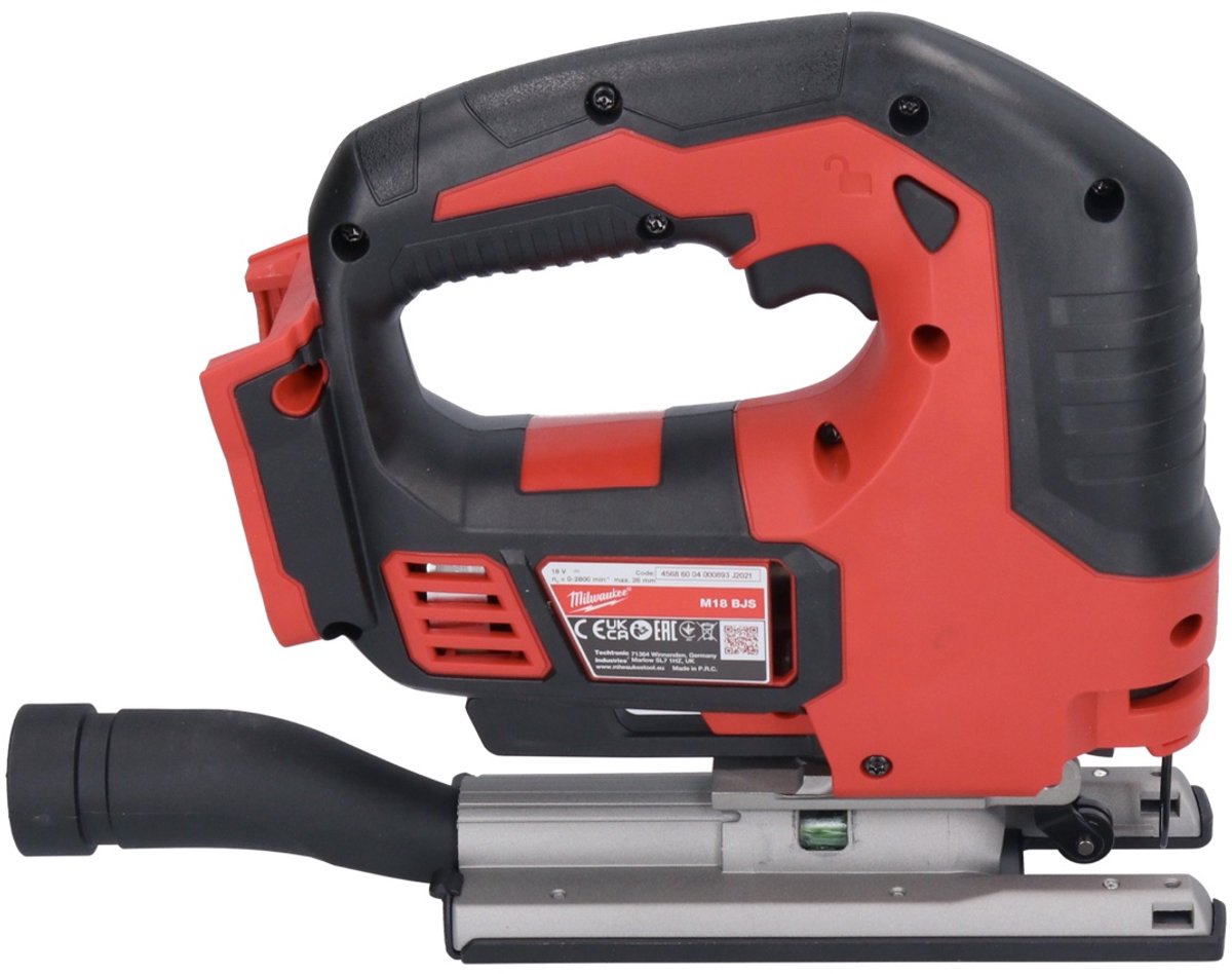 Wat vinden we goed aan de Milwaukee M18BJS-0 18V Li-Ion decoupeerzaag body