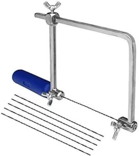 Mini handzaag - 100 mm - zilver