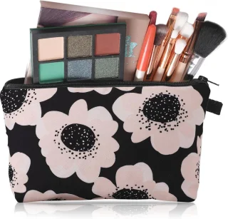 Mini make-up tas zwart