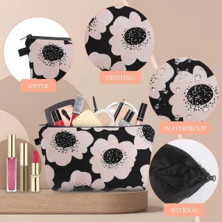 Mini make-up tas zwart