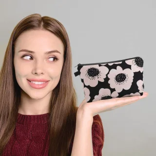 Mini make-up tas zwart