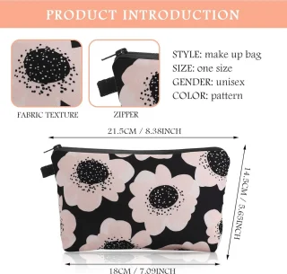 Mini make-up tas zwart