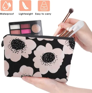 Mini make-up tas zwart