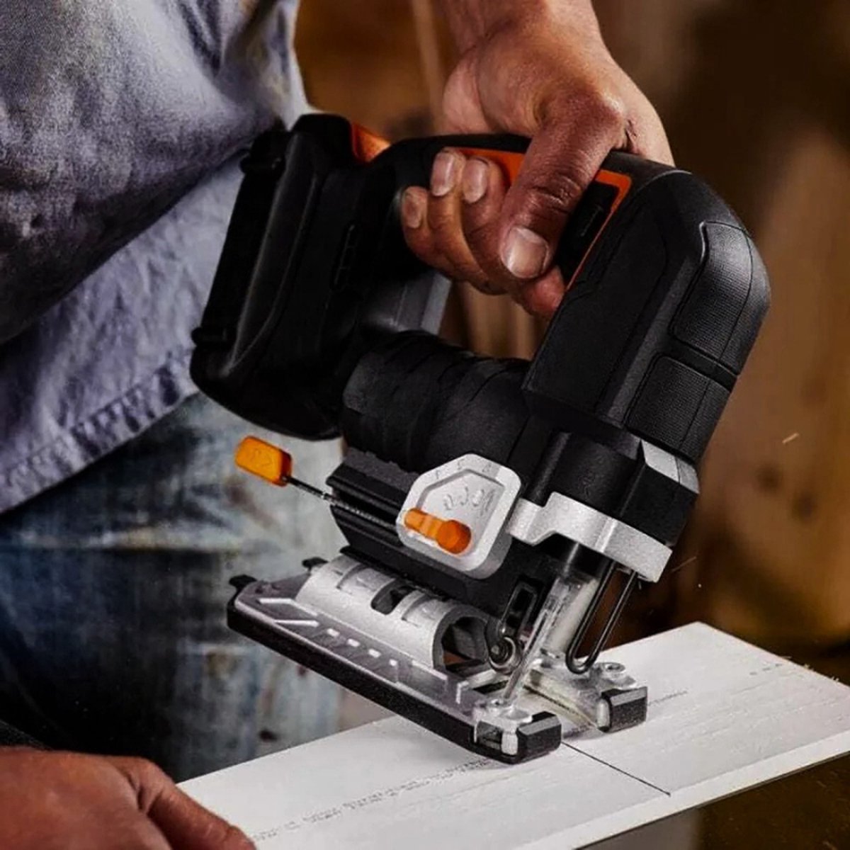 Nitro WX542.9 Draadloze Decoupeerzaag 20V Borstelloos Zonder Batterij