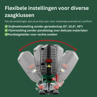 PARKSIDE Decoupeerzaag 800W Met Koffer en Zaagbladen