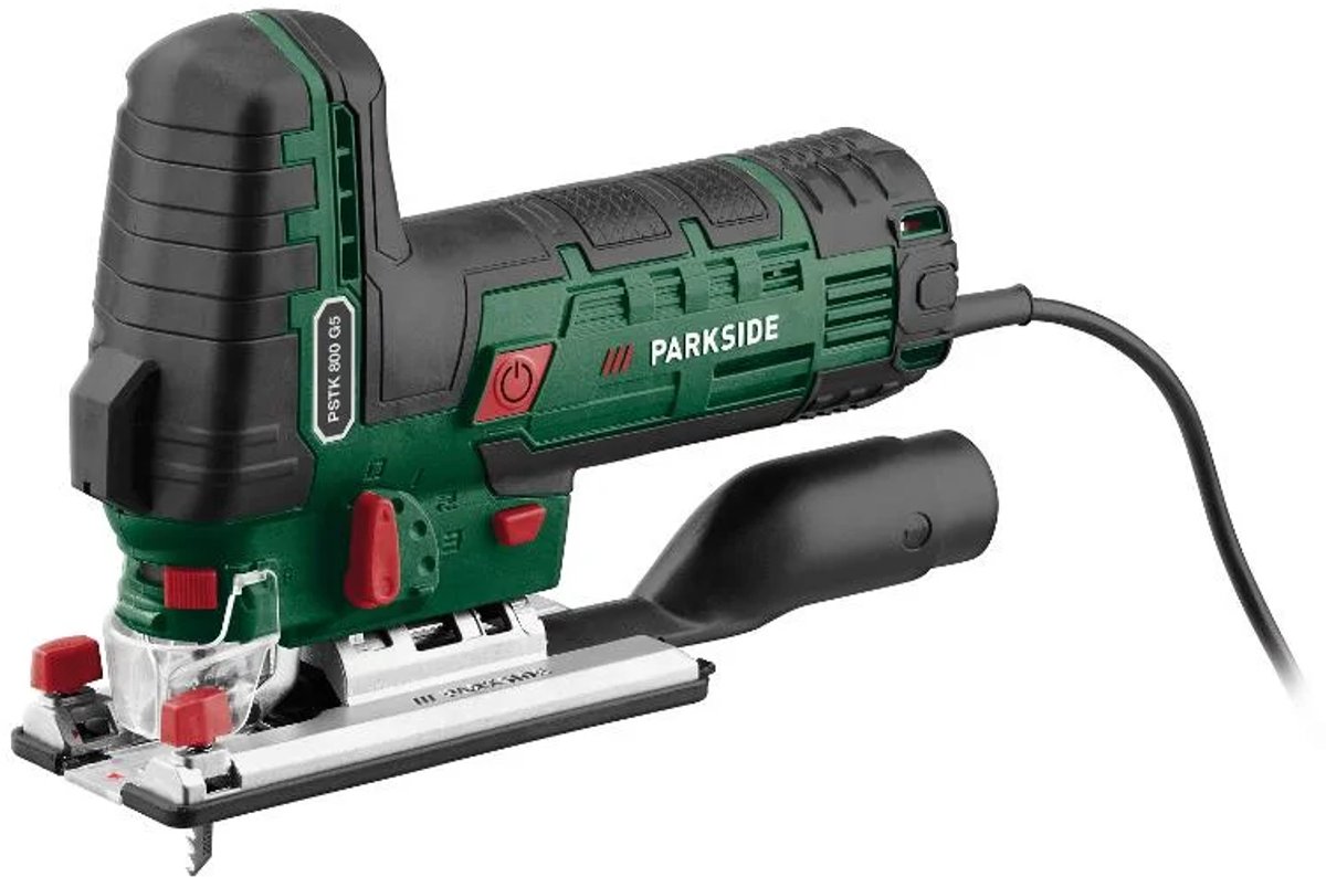 Parkside decoupeerzaag 800W pendelslag set