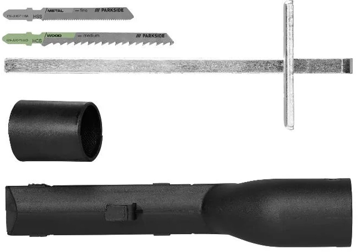 Parkside decoupeerzaag 800W pendelslag set
