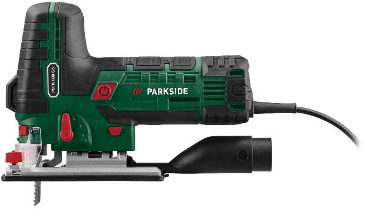 Parkside decoupeerzaag 800W pendelslag set