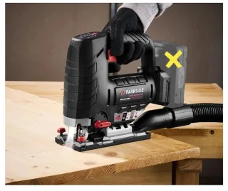 PARKSIDE PERFORMANCE® Accu-decoupeerzaag 20V zonder accu en lader