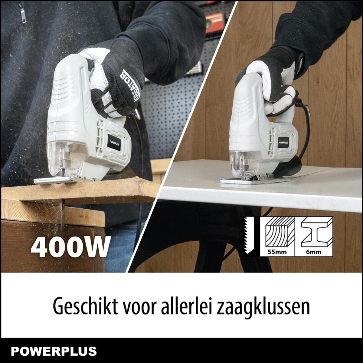 Powerplus POWC20110 elektrische decoupeerzaag 400W