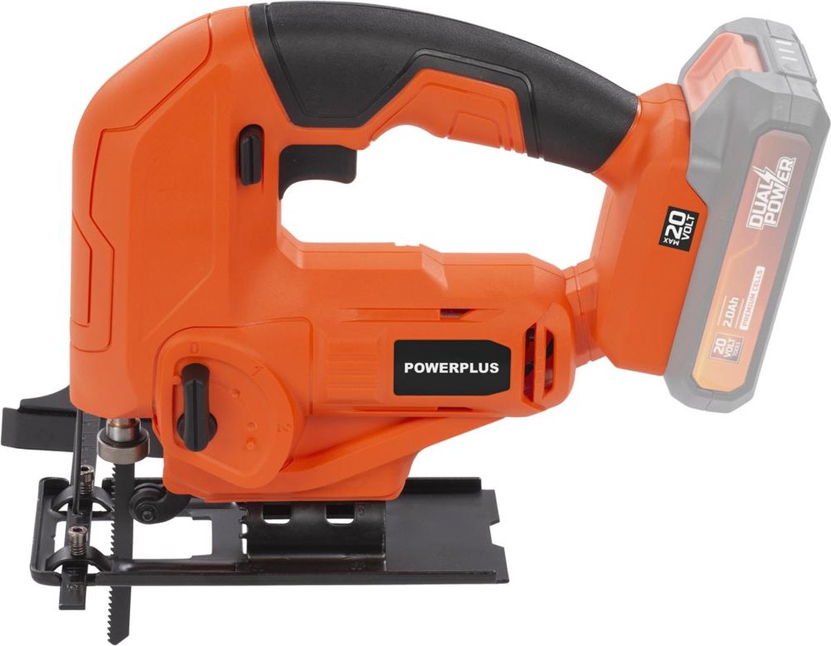 Powerplus POWDPO3000 Dual Power decoupeerzaag 20V zonder accu en lader