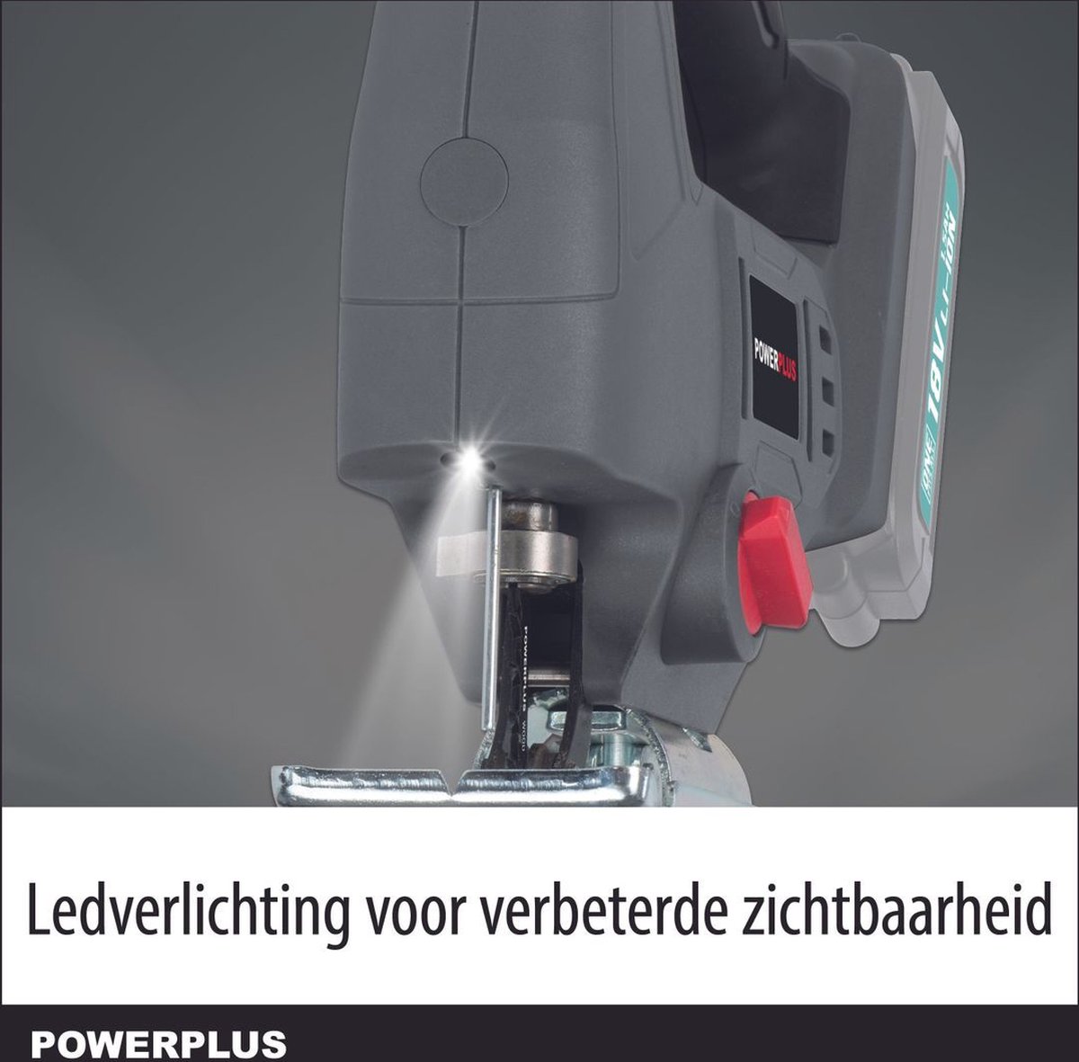 Powerplus POWEB2530 18V accu decoupeerzaag zonder accu en lader
