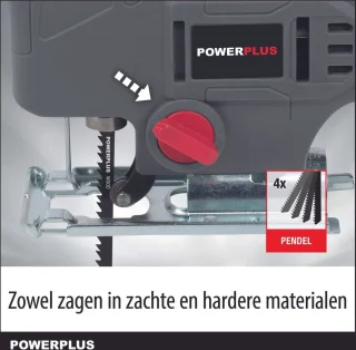 Powerplus POWEB2530 18V accu decoupeerzaag zonder accu en lader