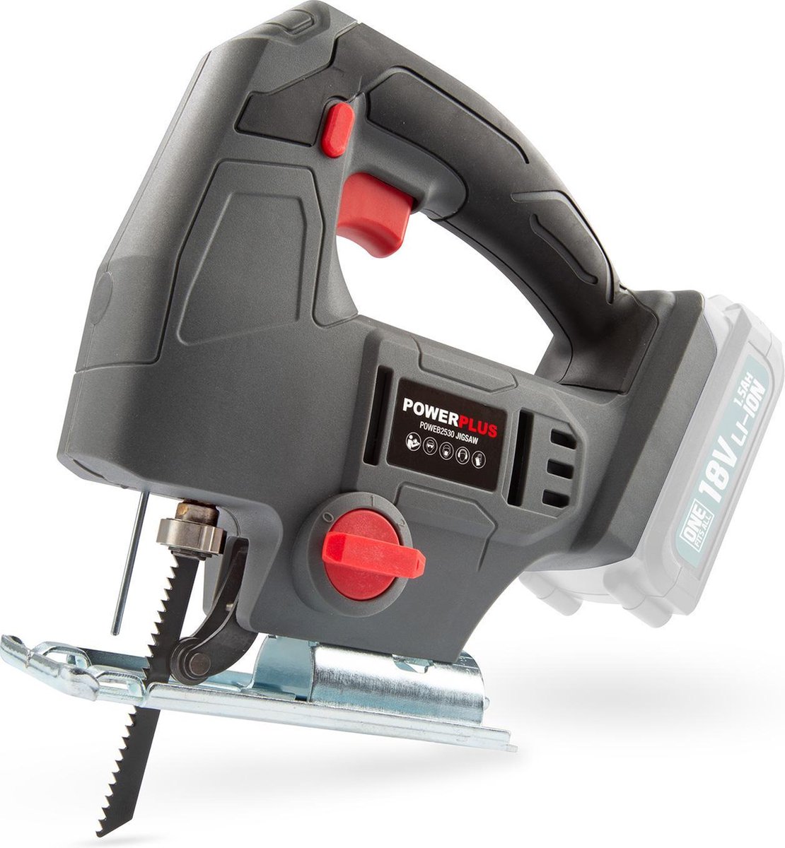 Powerplus POWEB2530 18V accu decoupeerzaag zonder accu en lader